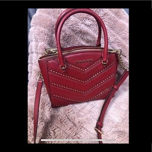 Red Michael Kors Handbag